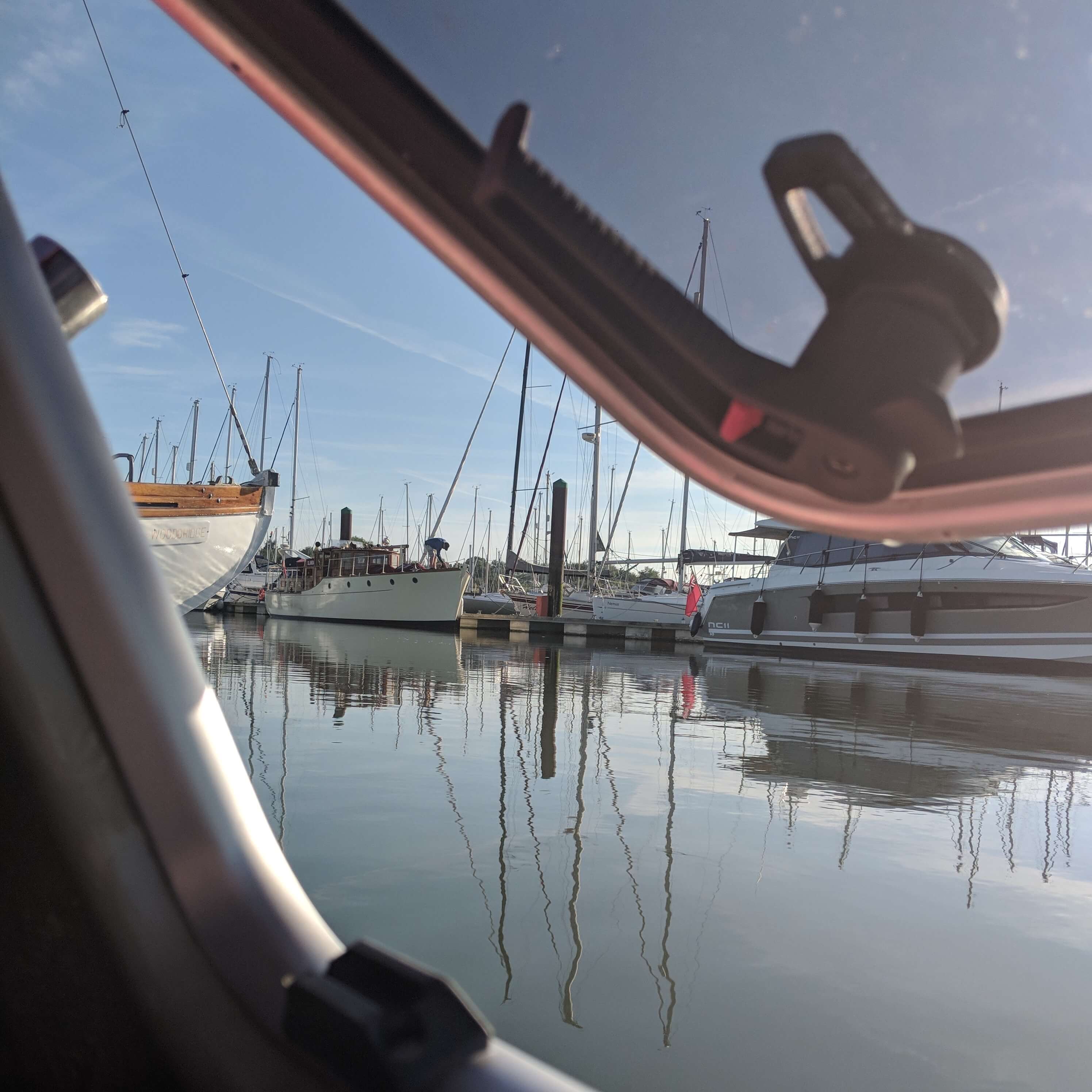 Waking up in Burnham Yacht Marina