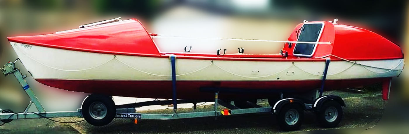 SeaSabre Ocean Rowing Boat, side view