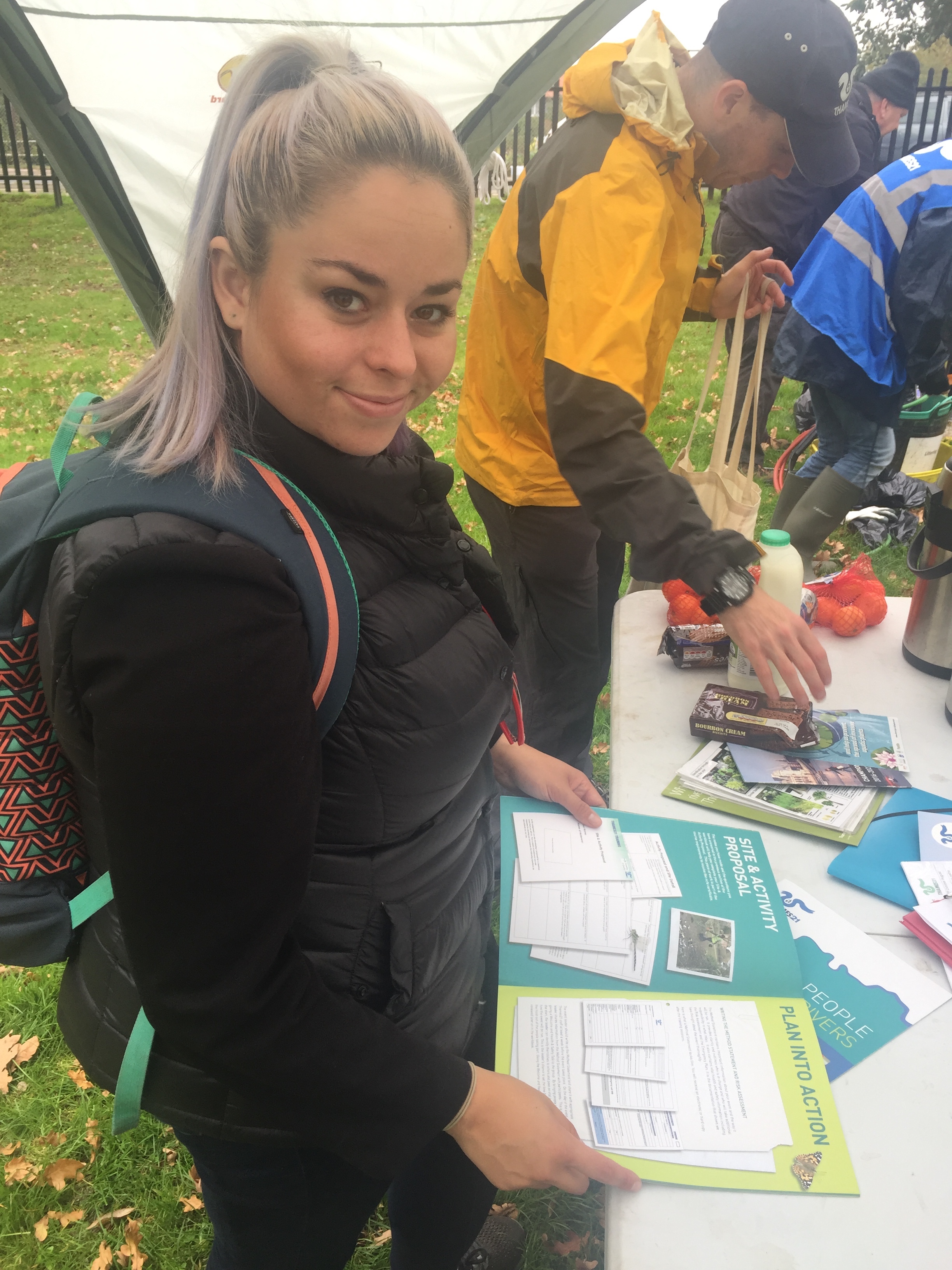 Signing up for the Great River Rescue